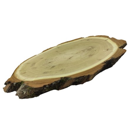 Taca Drewniana Ozdobna ✦ Surowa Akacja ✦ dł  35-40 cm