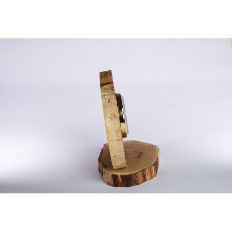 Ozdobny Zegar Stojący ◍ Drewno Akacjowe ◍ Unikat