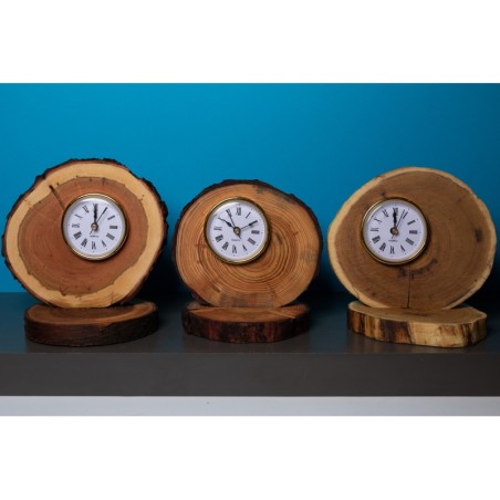 Ozdobny Zegar Stojący ◍ Drewno Akacjowe ◍ Unikat