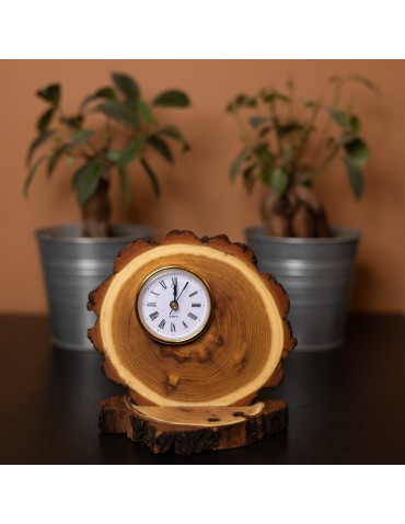 Zegary - Drewniany Zegar Stojący ◍ Akacjowy ◍ kora - product 6