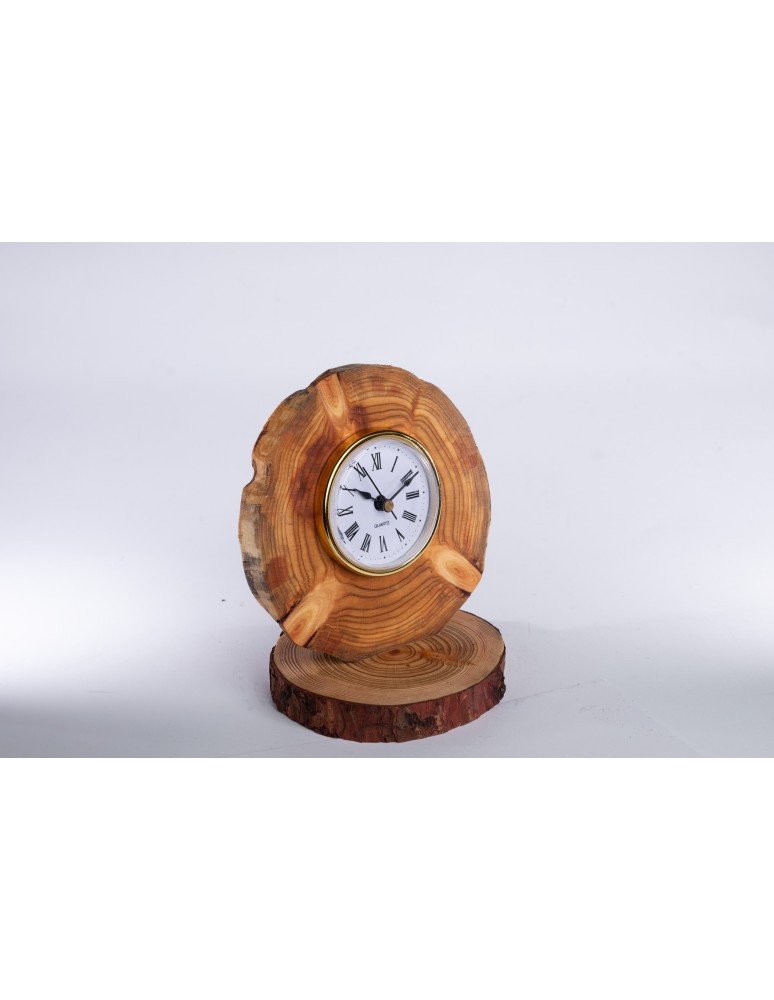 Zegary - Drewniany Zegar Stojący ◍ MODRZEW ◍ BEZ KORY - product MODO24.PL 1