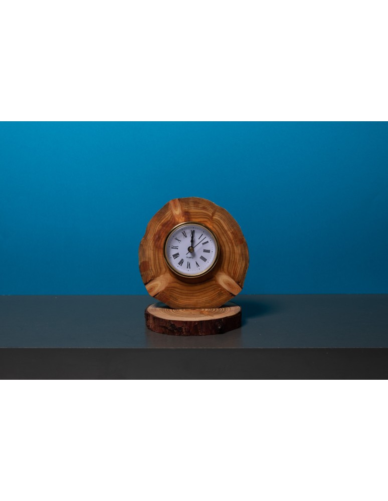 Zegary - Drewniany Zegar Stojący ◍ MODRZEW ◍ BEZ KORY - product MODO24.PL 7