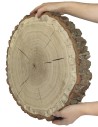 Plaster drewna  - fi 35-40 cm - Dąb, gr 6,0 cm