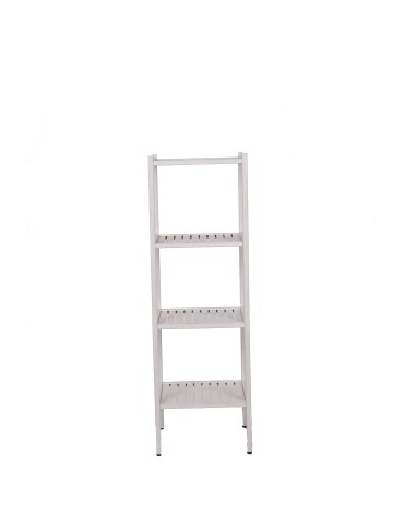 Regały do łazienki - Regał Łazienkowy TARNI ~ 4 Półki ~ Bukowy / Biały - product 7