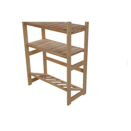 Regał Drewniany LSR  5 półek prostych, 1 na skrzynkę