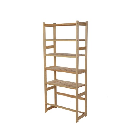 Regał Drewniany LSR  5 półek prostych, 1 na skrzynkę