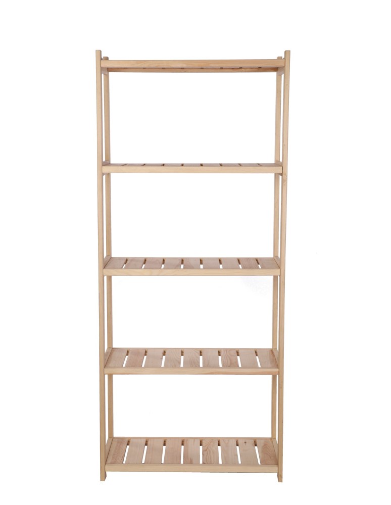 Regały/meble wielofunkcyjne - Regał Drewniany LSR 5 półek prostych - product MODO24.PL 2