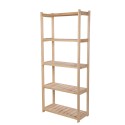 Regał Drewniany LSR 5 półek prostych