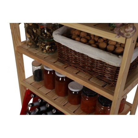 Regał Drewniany LSR 5 półek prostych