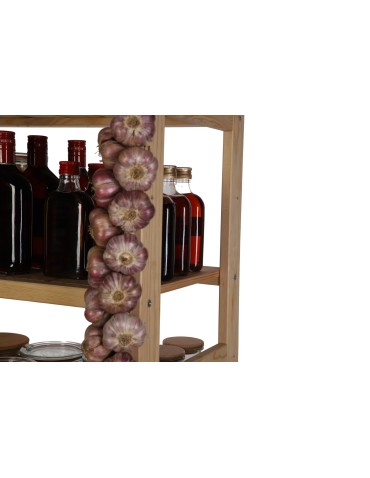 Regały/meble wielofunkcyjne - Regał Drewniany LSR 5 półek prostych – brązowy - product 11