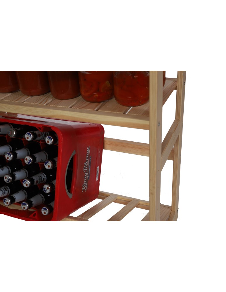 Regały/meble wielofunkcyjne - Regał Drewniany LSR półki mieszane 4 + 1 + 1 - product MODO24.PL 21