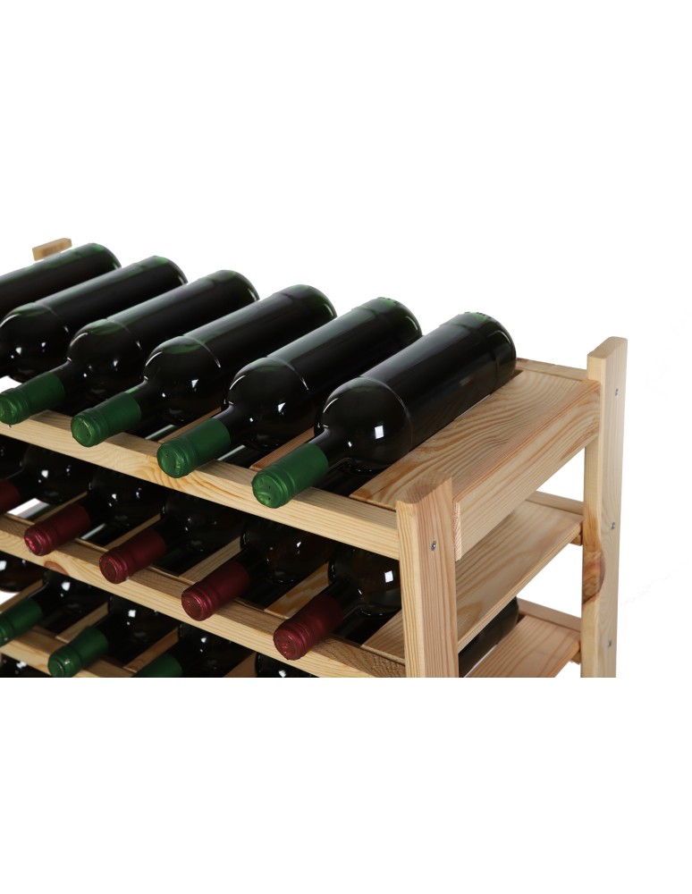 Regały/meble wielofunkcyjne - Regał Drewniany LSR – 13 półek na wino - product MODO24.PL 9
