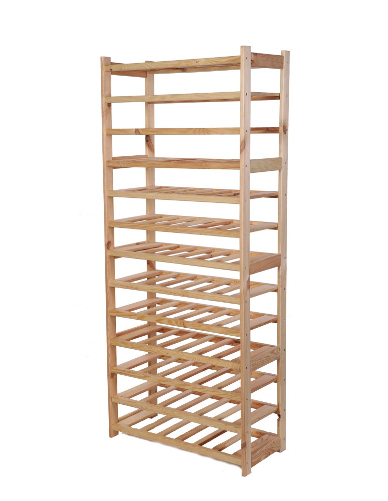 Regały/meble wielofunkcyjne - Regał Drewniany LSR – 13 półek na wino - product MODO24.PL 11