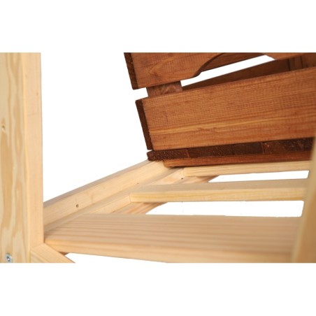 Regał Drewniany LSR – 4 półki na skrzynki