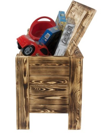 Skrzynie i ławki - Skrzynia sosnowa B-13 opalana - product 6