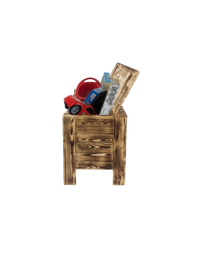 Skrzynie i ławki - Skrzynia sosnowa B-13 opalana - product MODO24.PL 6