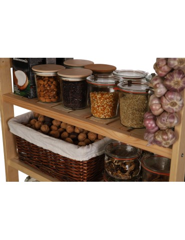 Regały/meble wielofunkcyjne - Regał Drewniany LSR – 4 półki proste - product 15