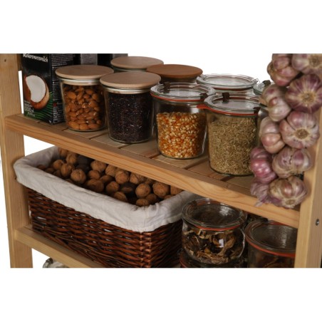 Regał Drewniany LSR – 4 półki proste