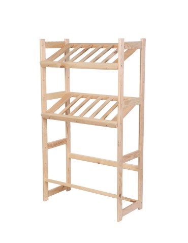 Regał Drewniany LSR – 3 półki na skrzynki - product 2