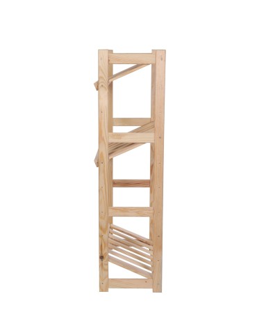 Regały/meble wielofunkcyjne - Regał Drewniany LSR – 3 półki na skrzynki - product 12