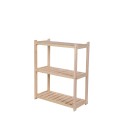 Regał Drewniany LSR – 3 półki proste