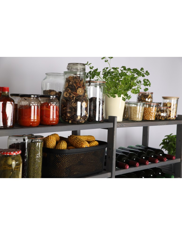 Regały/meble wielofunkcyjne - Regał Drewniany LSR – 3 półki proste – Szary - product MODO24.PL 11