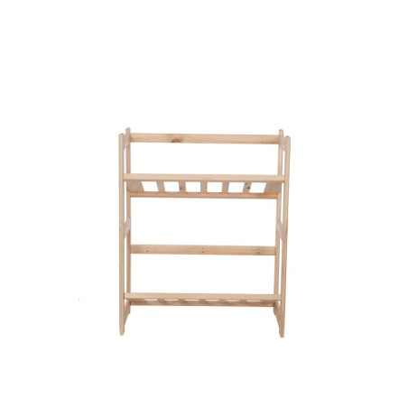 Regał Drewniany LSR – 2 półki na skrzynki