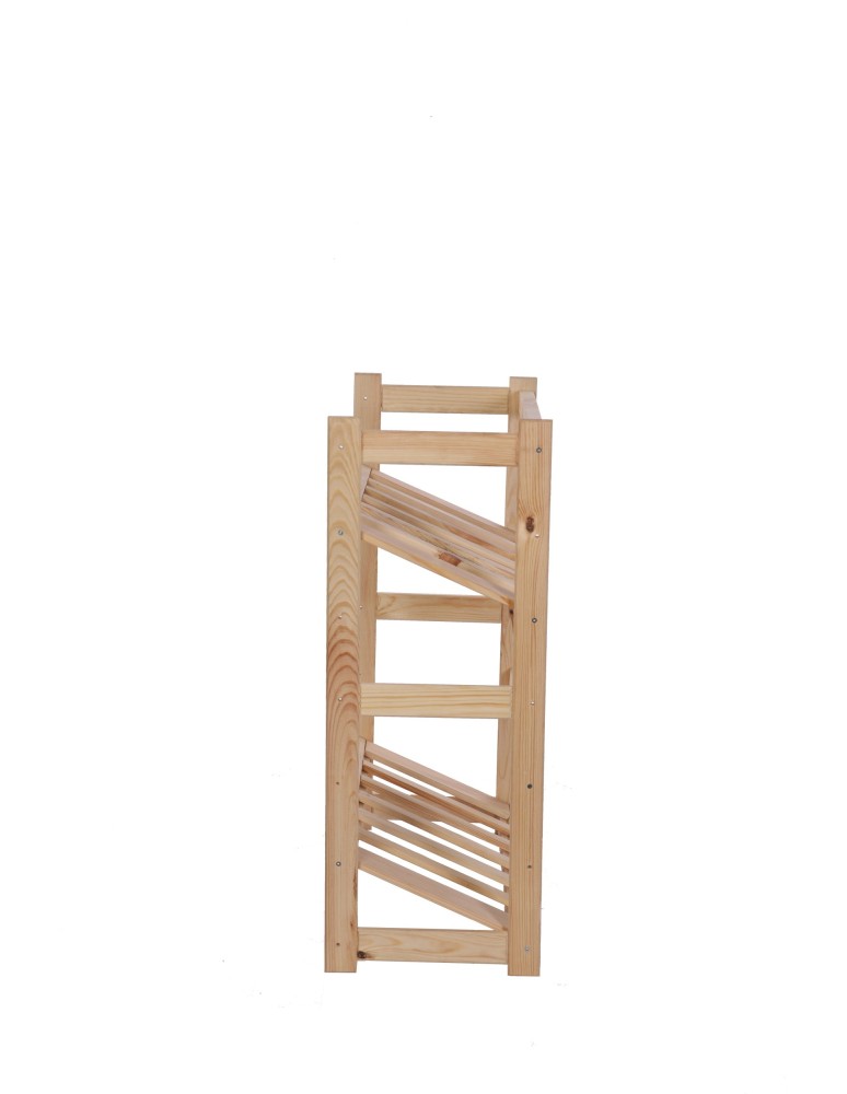 Regały/meble wielofunkcyjne - Regał Drewniany LSR – 2 półki na skrzynki - product MODO24.PL 16