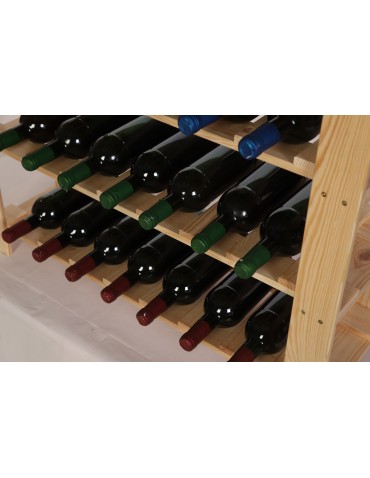Seria B22 - Trzypiętrowy regał B22 na 21 Butelek –  50x80x28 cm - product 13