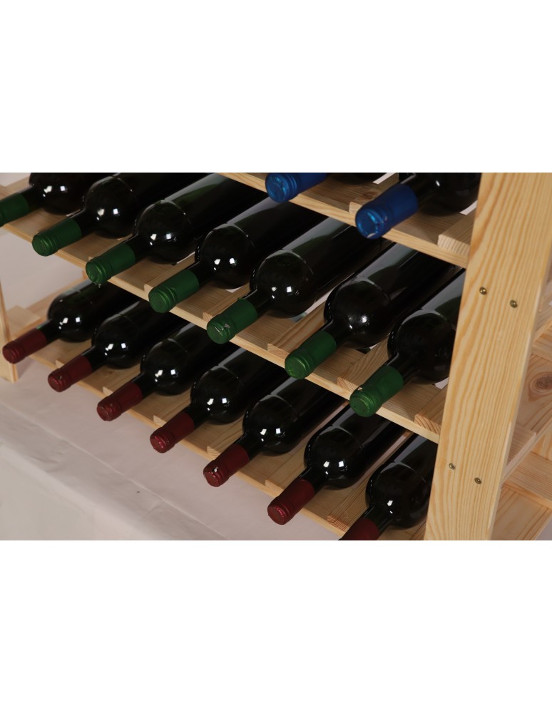 Seria B22 - Trzypiętrowy regał B22 na 21 Butelek –  50x80x28 cm - product MODO24.PL 13