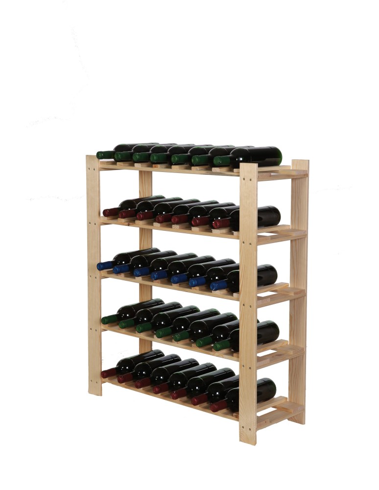 Seria B22 - 5 piętrowy Regał B22 na 35 Butelek –  90x80x28 cm - product MODO24.PL 3