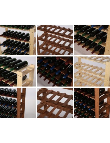 Seria B22 - 8 piętrowy Regał B22 na 56 Butelek – 150x80x28 cm - product 6