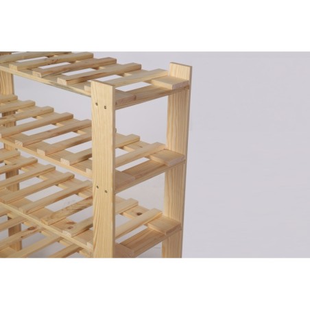 8 piętrowy Regał B22 na 56 Butelek – 150x80x28 cm