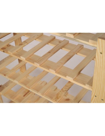 Seria B22 - 8 piętrowy Regał B22 na 56 Butelek – 150x80x28 cm - product 8