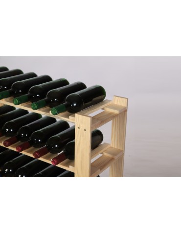 Seria B22 - 8 piętrowy Regał B22 na 56 Butelek – 150x80x28 cm - product 11