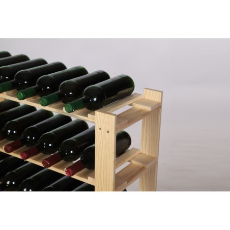 8 piętrowy Regał B22 na 56 Butelek – 150x80x28 cm