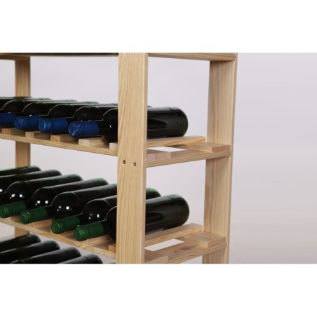 8 piętrowy Regał B22 na 56 Butelek – 150x80x28 cm