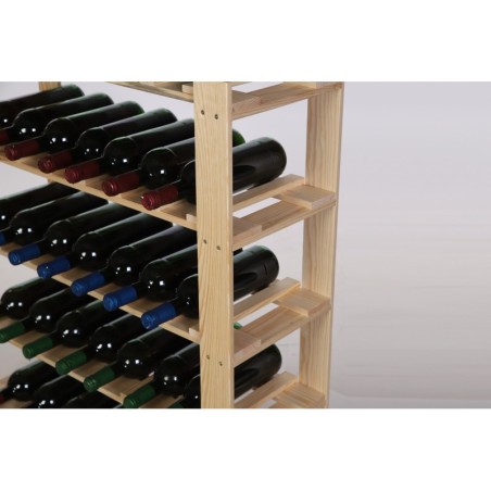 8 piętrowy Regał B22 na 56 Butelek – 150x80x28 cm