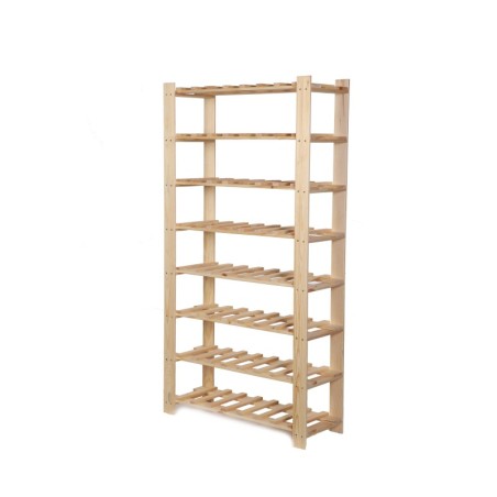 8 piętrowy Regał B22 na 56 Butelek – 150x80x28 cm