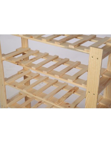 Seria B22 - 9 piętrowy Regał B22 na 63 Butelki – 170x80x28 cm - product 9