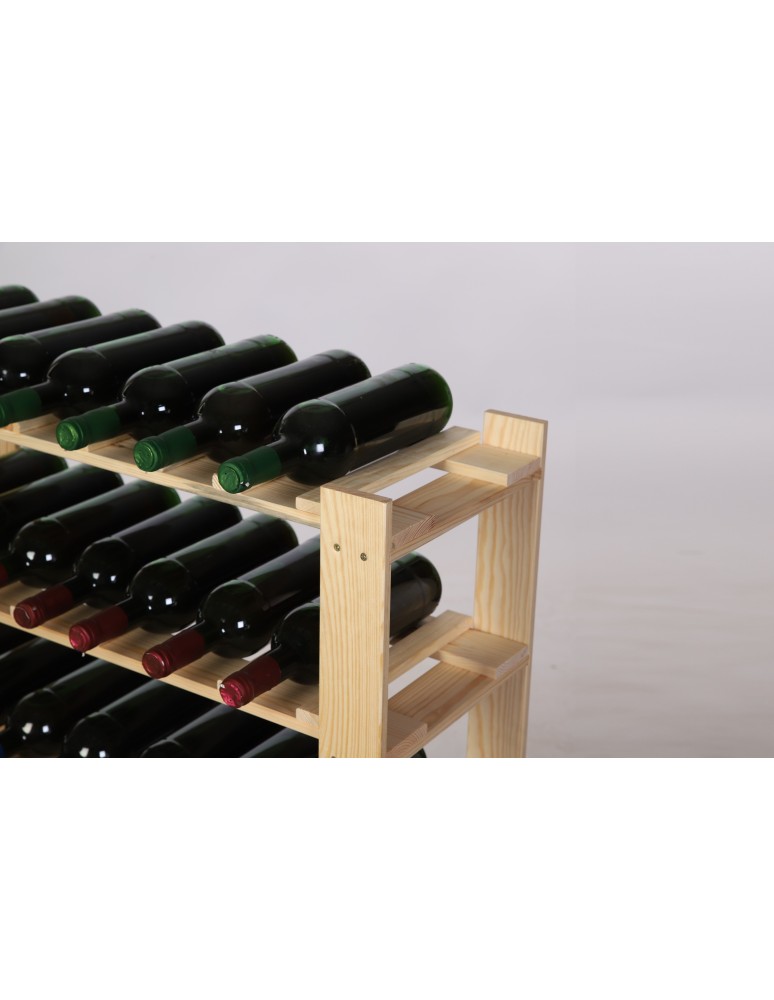 Seria B22 - 9 piętrowy Regał B22 na 63 Butelki – 170x80x28 cm - product MODO24.PL 10