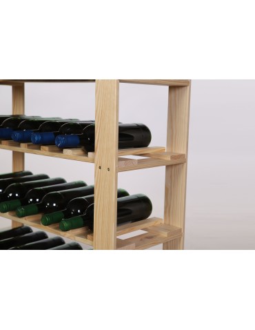 Seria B22 - 9 piętrowy Regał B22 na 63 Butelki – 170x80x28 cm - product 12