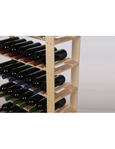 Seria B22 - 9 piętrowy Regał B22 na 63 Butelki – 170x80x28 cm - product 13