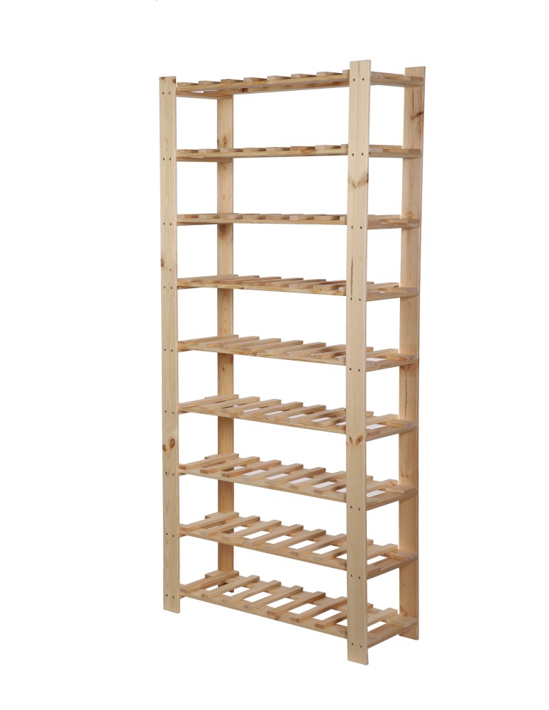 Seria B22 - 9 piętrowy Regał B22 na 63 Butelki – 170x80x28 cm - product MODO24.PL 6