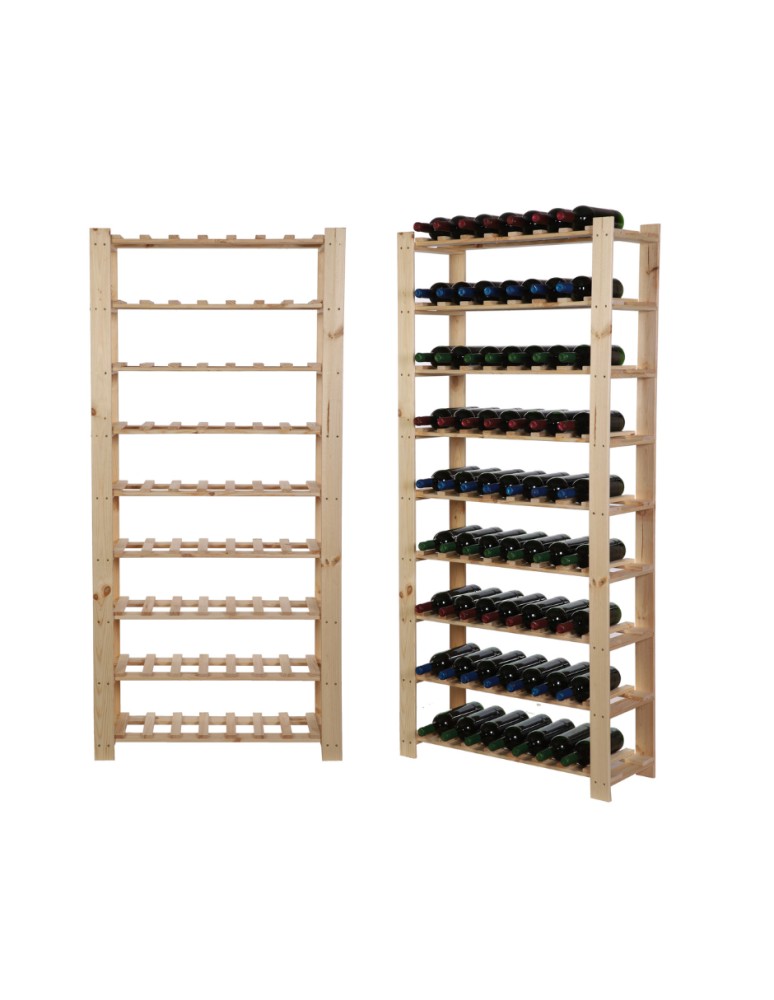Seria B22 - 9 piętrowy Regał B22 na 63 Butelki – 170x80x28 cm - produkt MODO24.PL 1