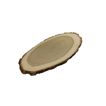 Taca Drewniana Ozdobna ✦ Naturalna Czeremcha z Korą ✦ dł  35-40 cm