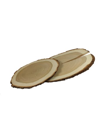 Drewniane tace, patery - Taca Drewniana Ozdobna ✦ Naturalna Czeremcha z Korą ✦ dł  35-40 cm - product 4