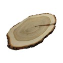 Taca Drewniana Ozdobna ✦ Naturalna Czeremcha z Korą ✦ dł  35-40 cm