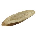 Drewniana taca o kształcie elipsy dł 30-35cm