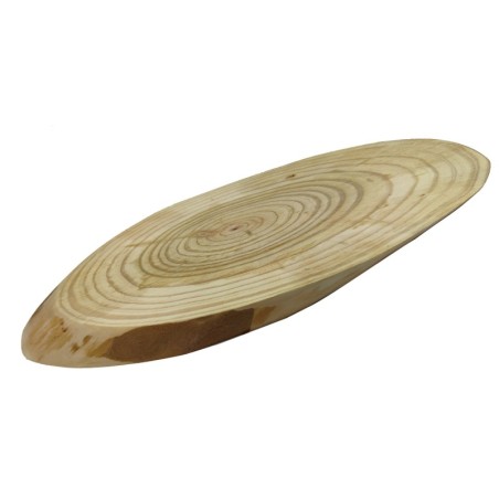 Drewniana taca o kształcie elipsy dł 30-35cm
